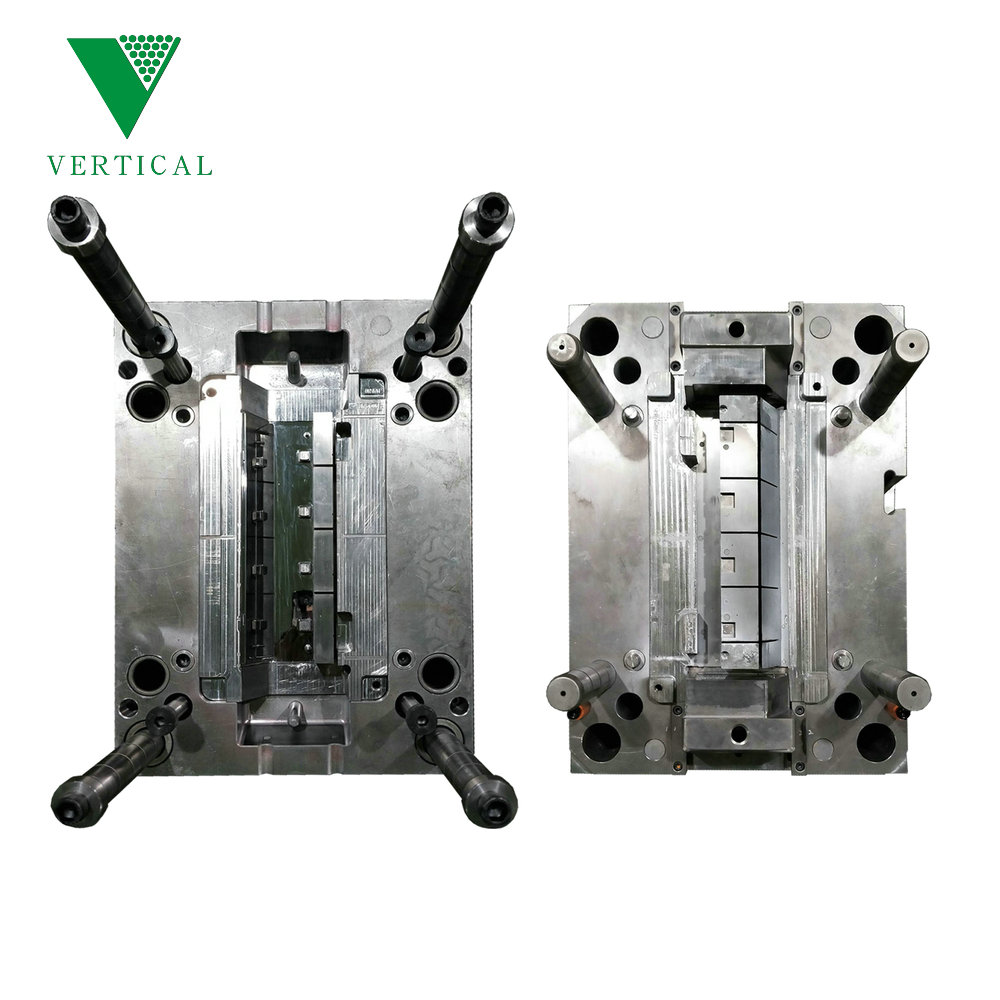  Dongguan Shelf Card seat accessories Mold cosmetic box 6 grid double-row plastic storage box parts open mold injection molding